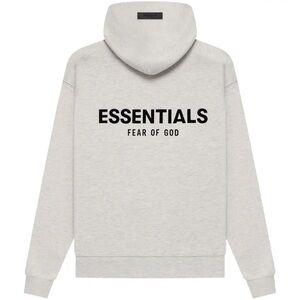 Essentials Light Oatmeal Hoodie